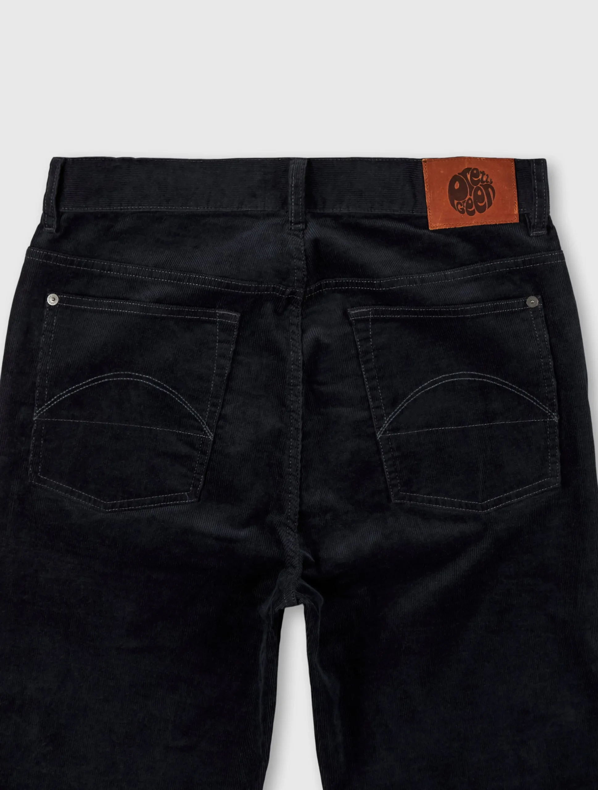 Pretty Green Straight Fit Cords Black Shop