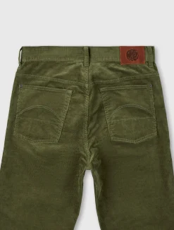 Pretty Green Straight Fit Cords Khaki Discount