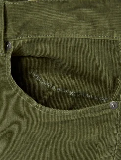 Pretty Green Straight Fit Cords Khaki Discount