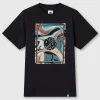 Pretty Green Sundown Box Logo T-shirt Black Fashion