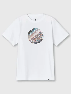 Pretty Green Sundown Logo T-shirt White Shop