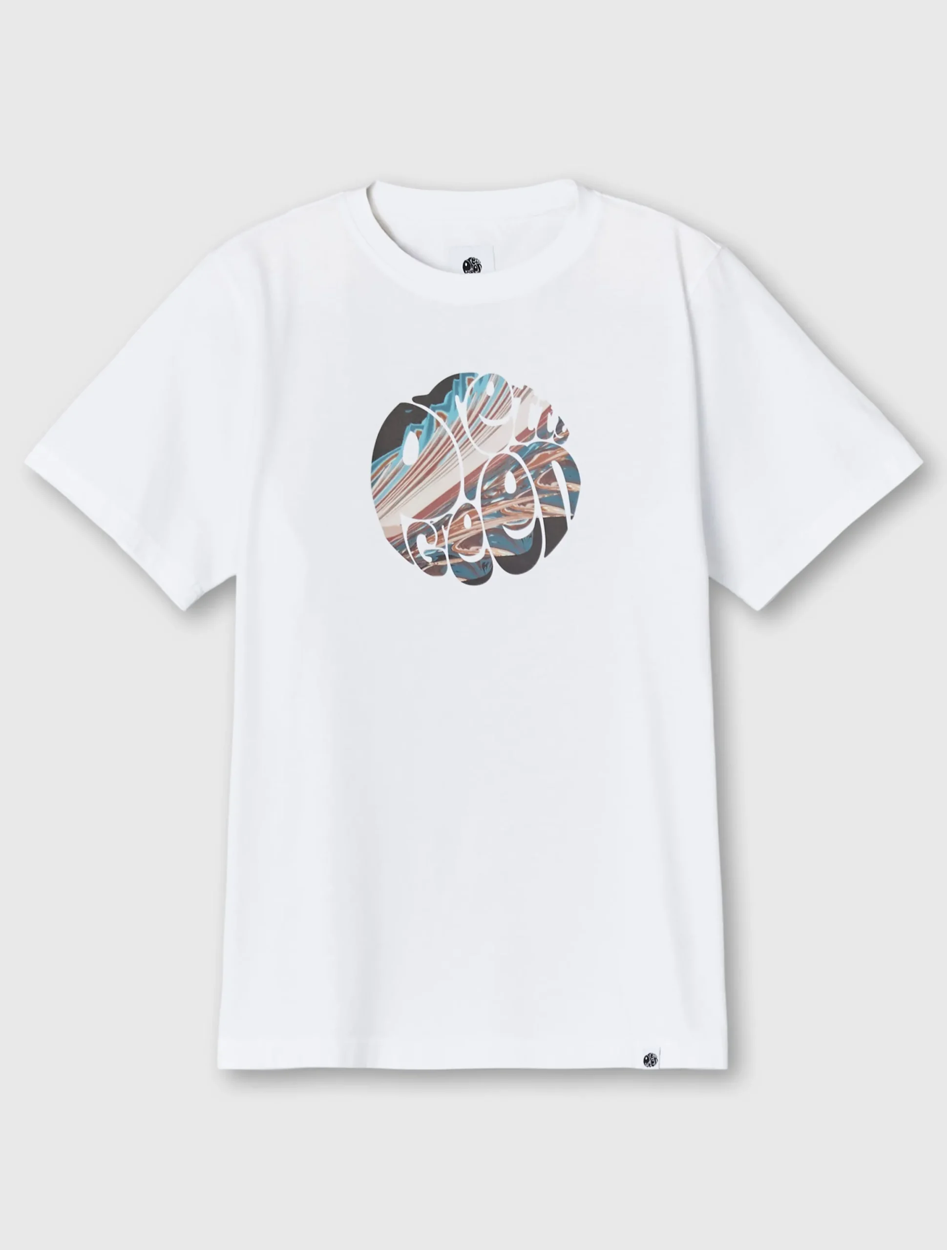 Pretty Green Sundown Logo T-shirt White Shop