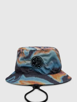 Pretty Green Sundown Print Hat Best