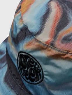 Pretty Green Sundown Print Hat Best