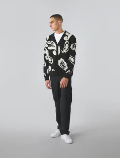 Pretty Green Supernova Paisley Cardigan Best