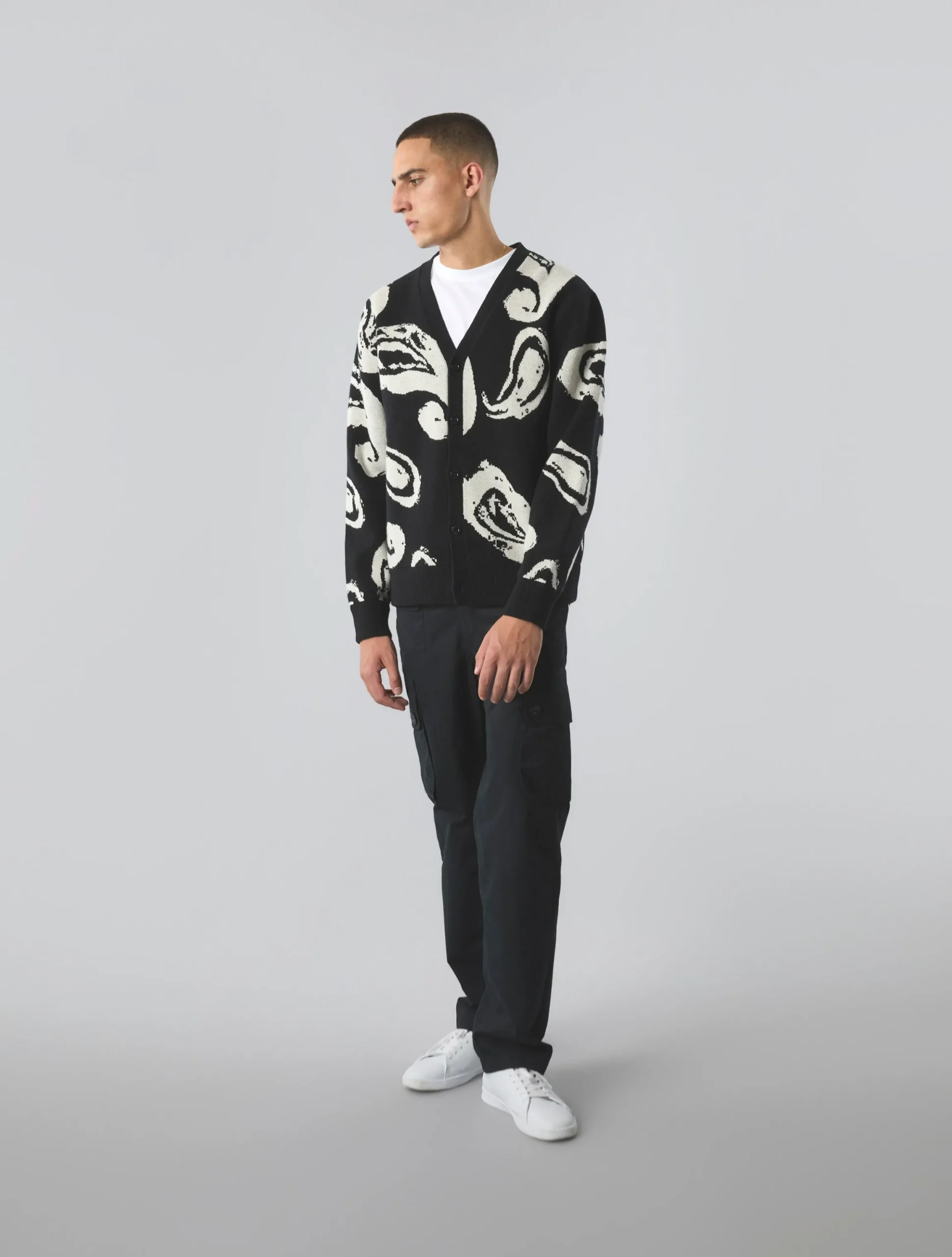 Pretty Green Supernova Paisley Cardigan Best