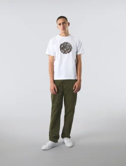 Pretty Green 15th Anniversary Paisley Logo T-shirt White Online