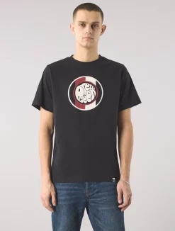Pretty Green Tilby Logo T-shirt Black New