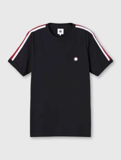 Pretty Green Tilby Tape T-shirt Black Cheap
