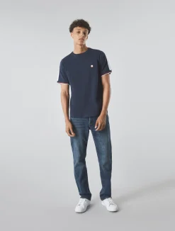 Pretty Green Tilby Tape T-shirt Navy Store