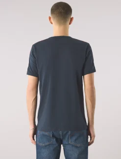 Pretty Green Tilby Tape T-shirt Navy Cheap