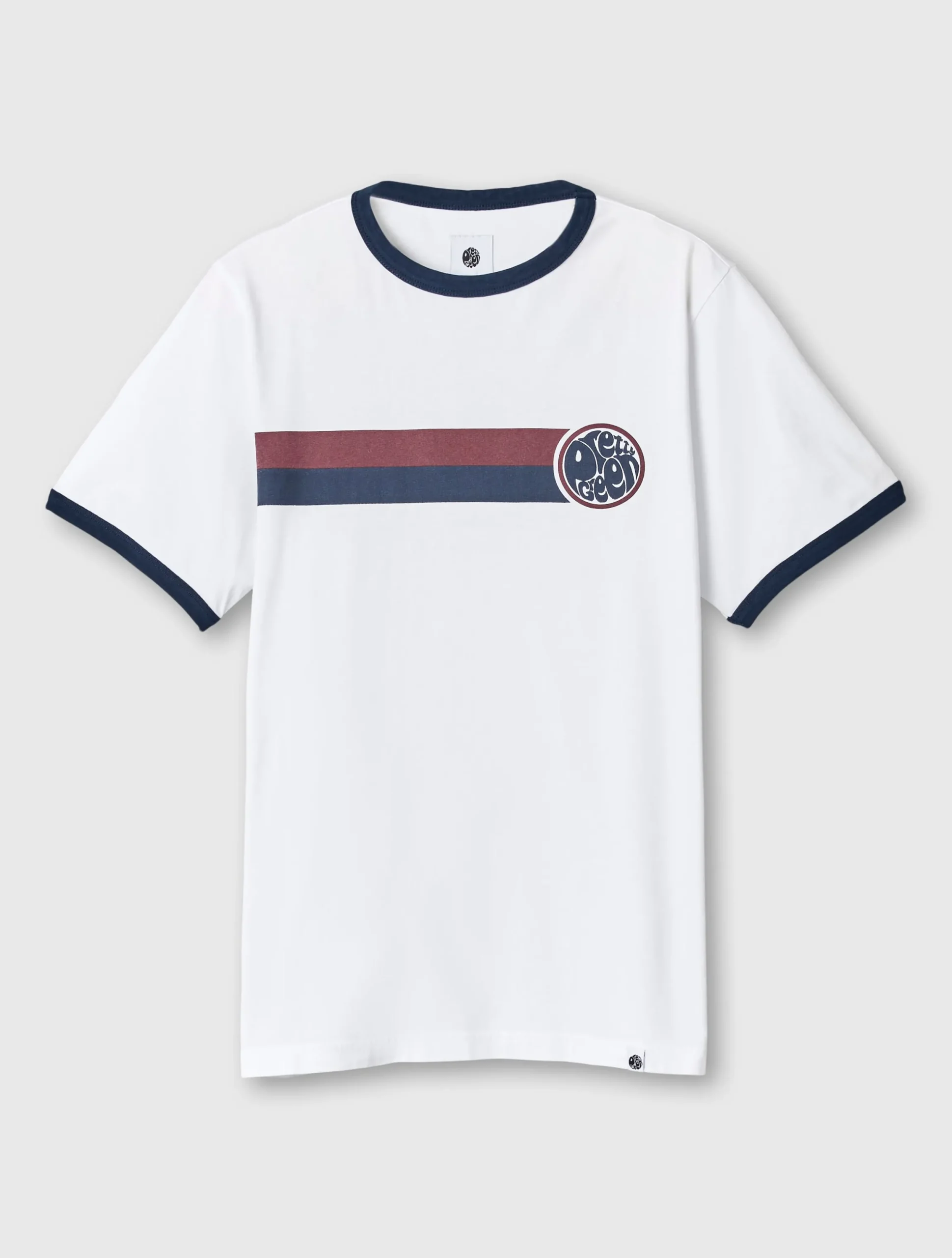 Pretty Green Timor T-Shirt White Outlet