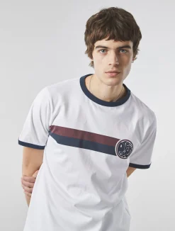 Pretty Green Timor T-Shirt White Outlet