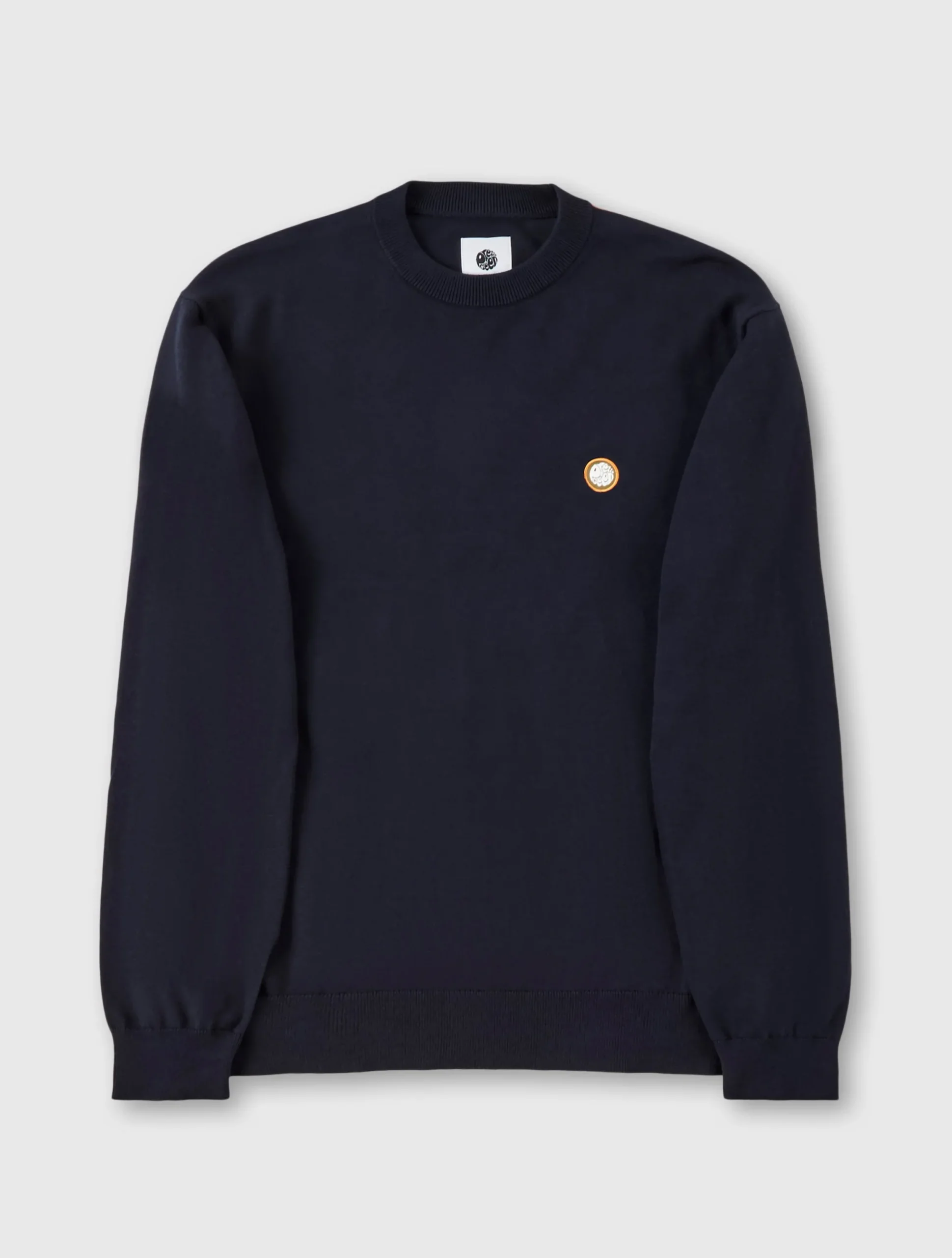 Pretty Green Tipped Knit Jumper Navy Discount
