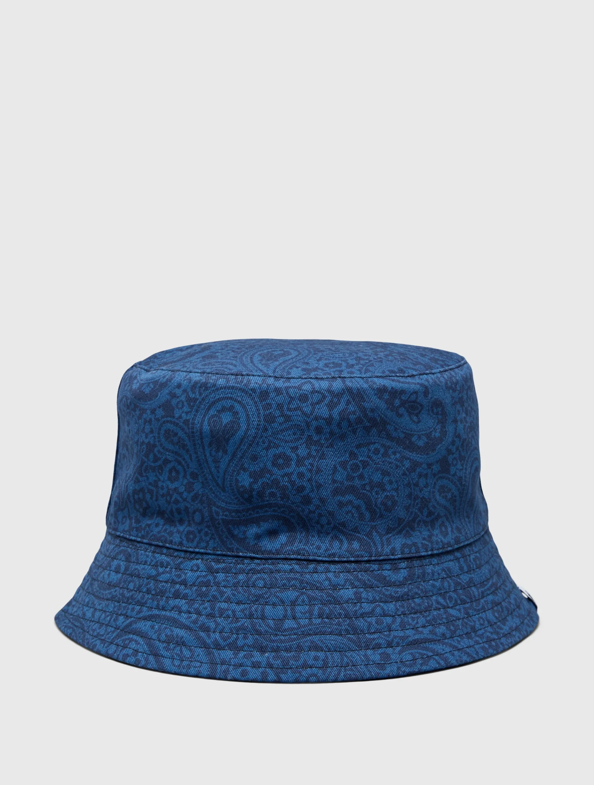 Pretty Green Tonal Paisley Reversible Bucket Hat Navy Sale