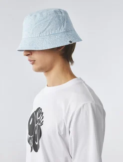 Pretty Green Tonal Paisley Reversible Bucket Hat LightBlue Discount