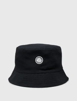 Pretty Green Tonal Paisley Reversible Bucket Hat Black Cheap