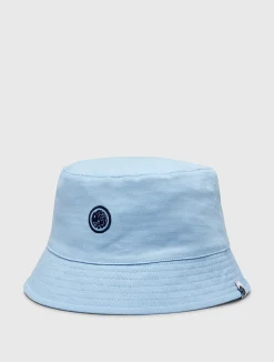 Pretty Green Tonal Paisley Reversible Bucket Hat LightBlue Discount