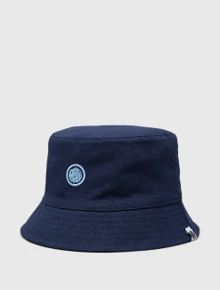Pretty Green Tonal Paisley Reversible Bucket Hat Navy Sale