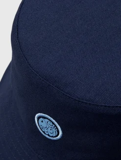 Pretty Green Tonal Paisley Reversible Bucket Hat Navy Sale