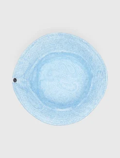 Pretty Green Tonal Paisley Reversible Bucket Hat LightBlue Discount