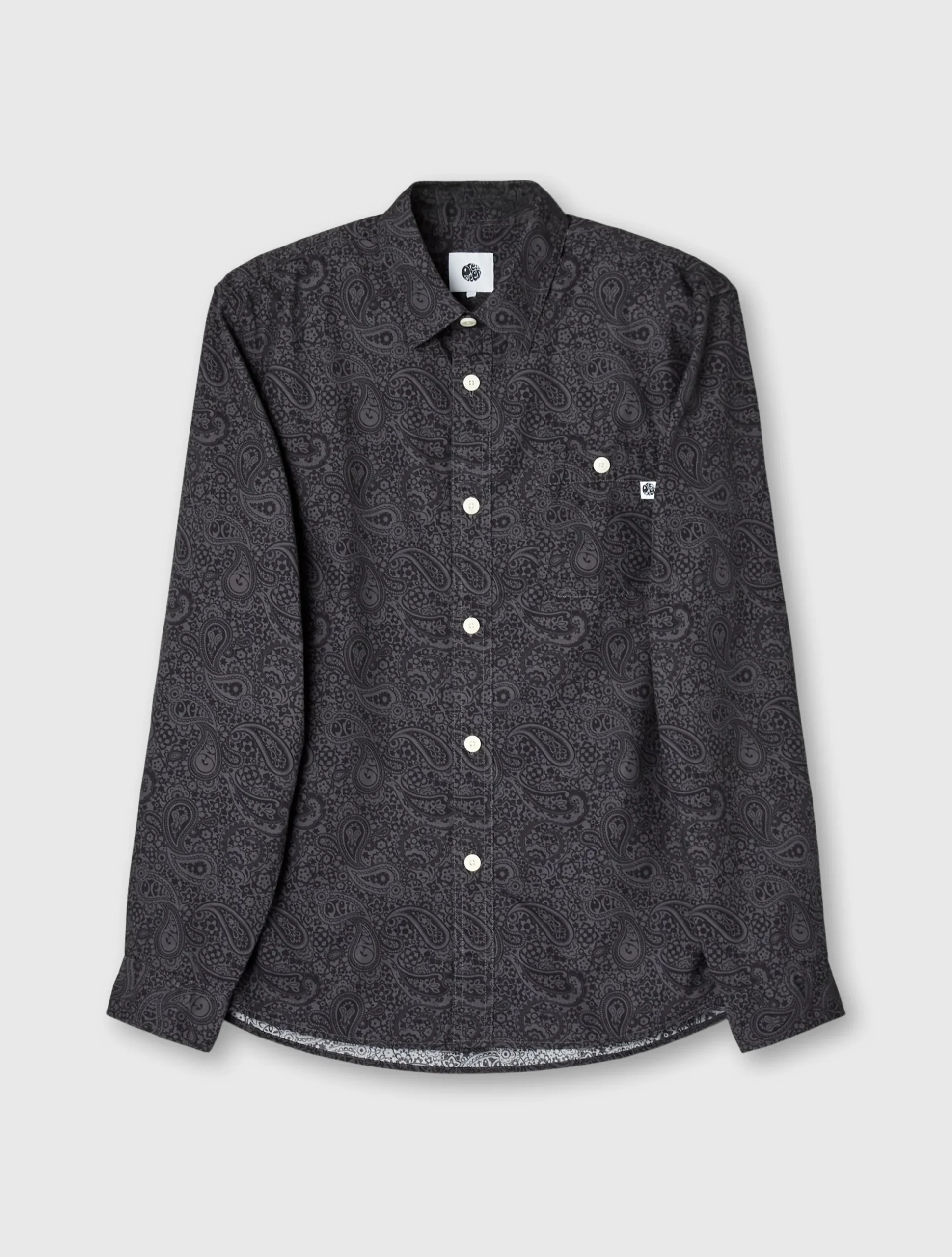 Pretty Green Tonal Paisley Shirt Hot