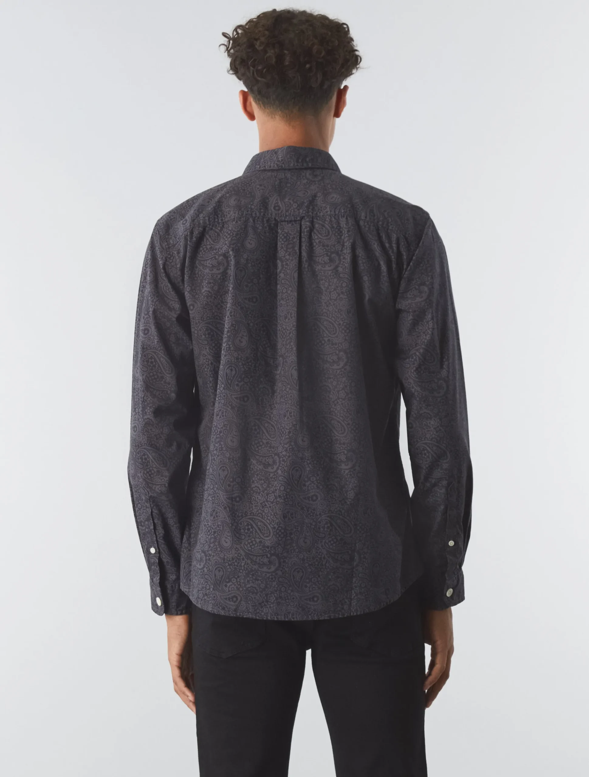 Pretty Green Tonal Paisley Shirt Hot