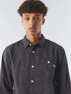 Pretty Green Tonal Paisley Shirt Hot