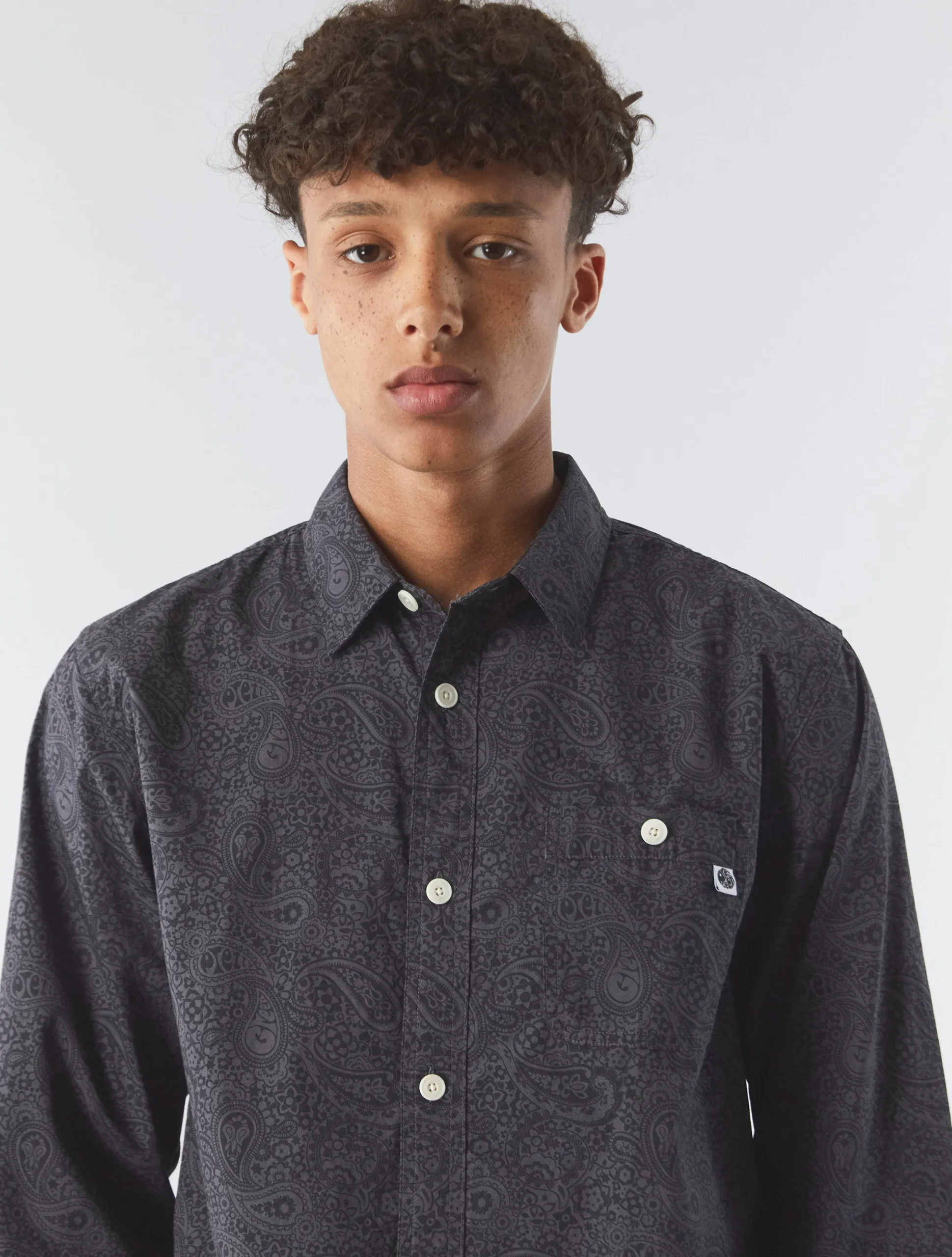Pretty Green Tonal Paisley Shirt Hot