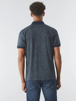 Pretty Green Tonal Wonderwall Paisley Polo Cheap