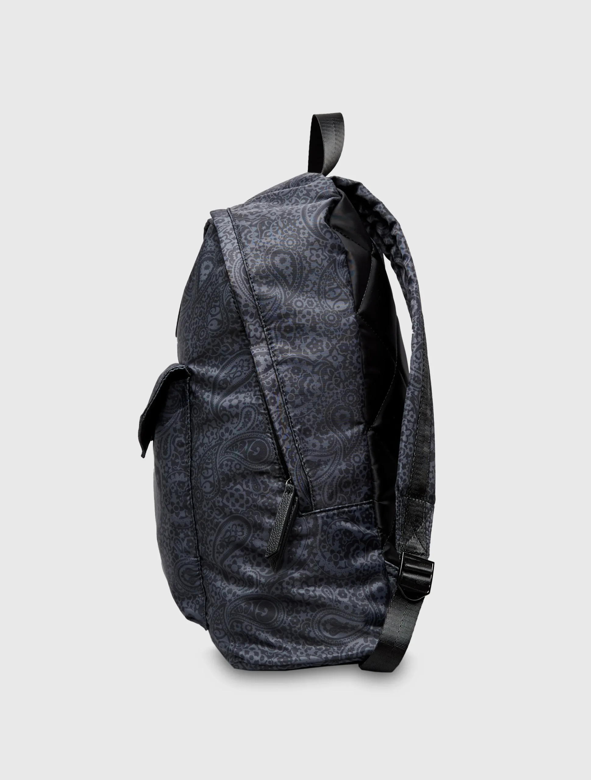 Pretty Green Tonal Wonderwall Paisley Zip Backpack Cheap