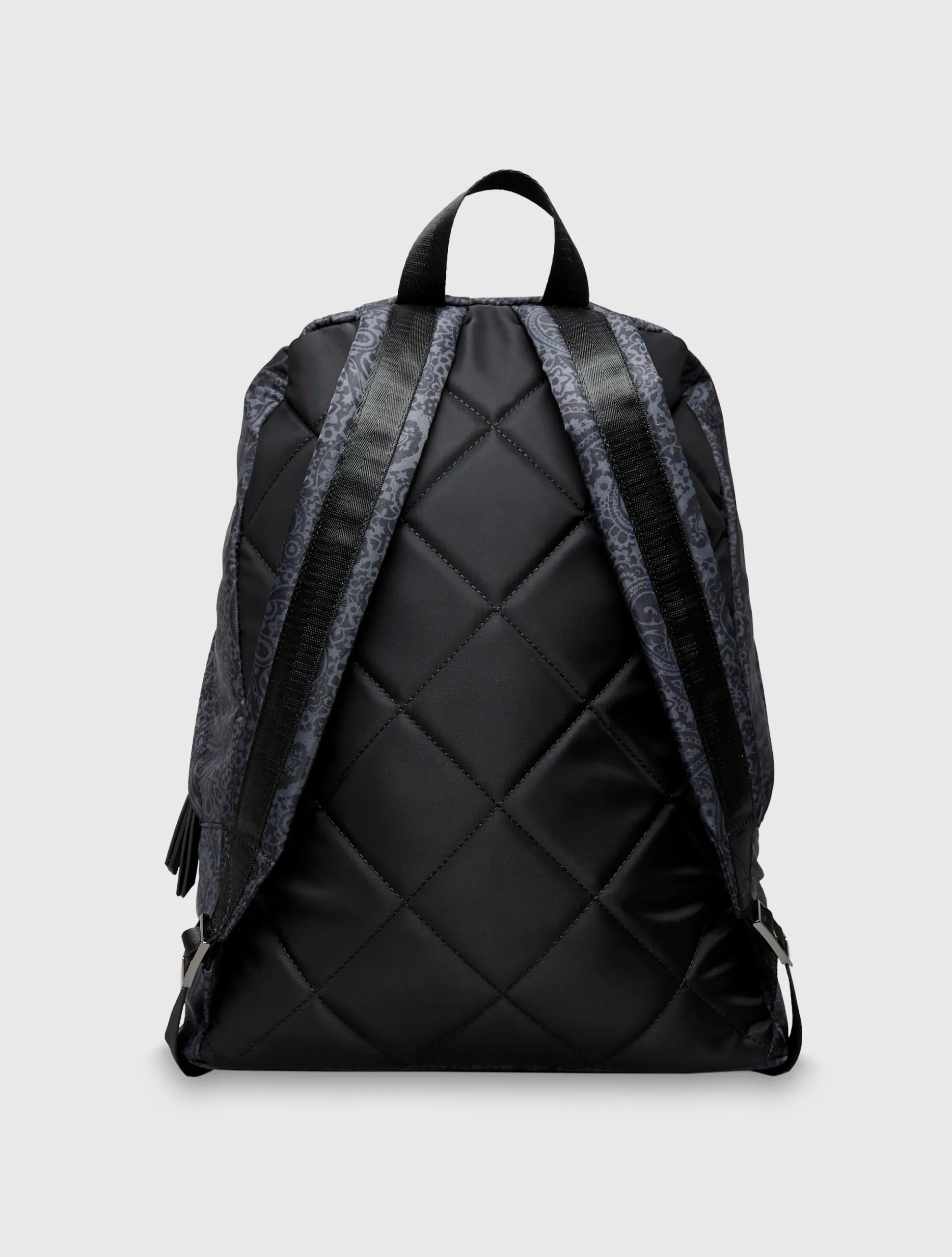 Pretty Green Tonal Wonderwall Paisley Zip Backpack Cheap