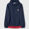 Pretty Green Travis Colourblock Jacket Navy Cheap