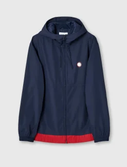 Pretty Green Travis Colourblock Jacket Navy Cheap