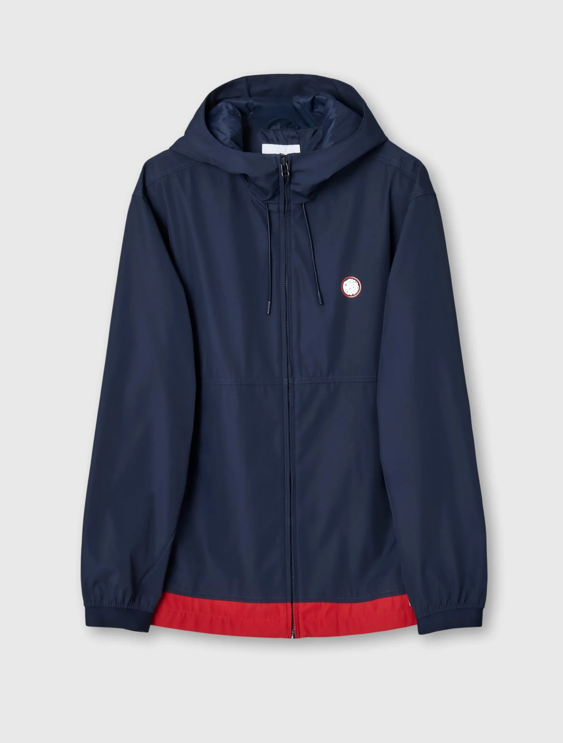 Pretty Green Travis Colourblock Jacket Navy Cheap