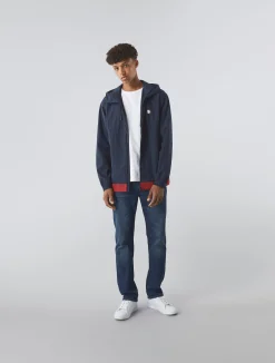 Pretty Green Travis Colourblock Jacket Navy Cheap