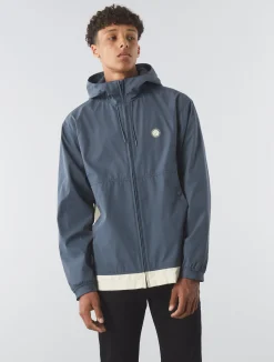 Pretty Green Travis Colourblock Jacket Stone Clearance