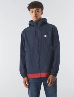 Pretty Green Travis Colourblock Jacket Navy Cheap