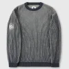 Pretty Green Travis Colourblock Jumper Navy Best