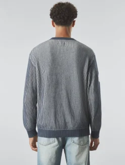 Pretty Green Travis Colourblock Jumper Navy Best