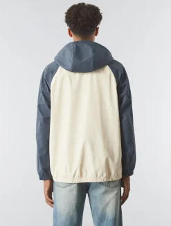 Pretty Green Travis Colourblock Overhead Jacket Stone Cheap