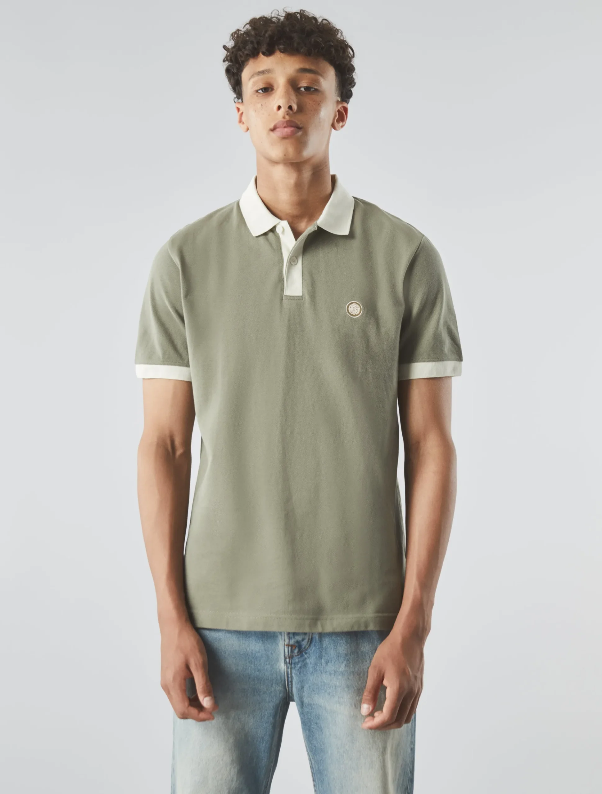 Pretty Green Travis Polo Khaki Discount
