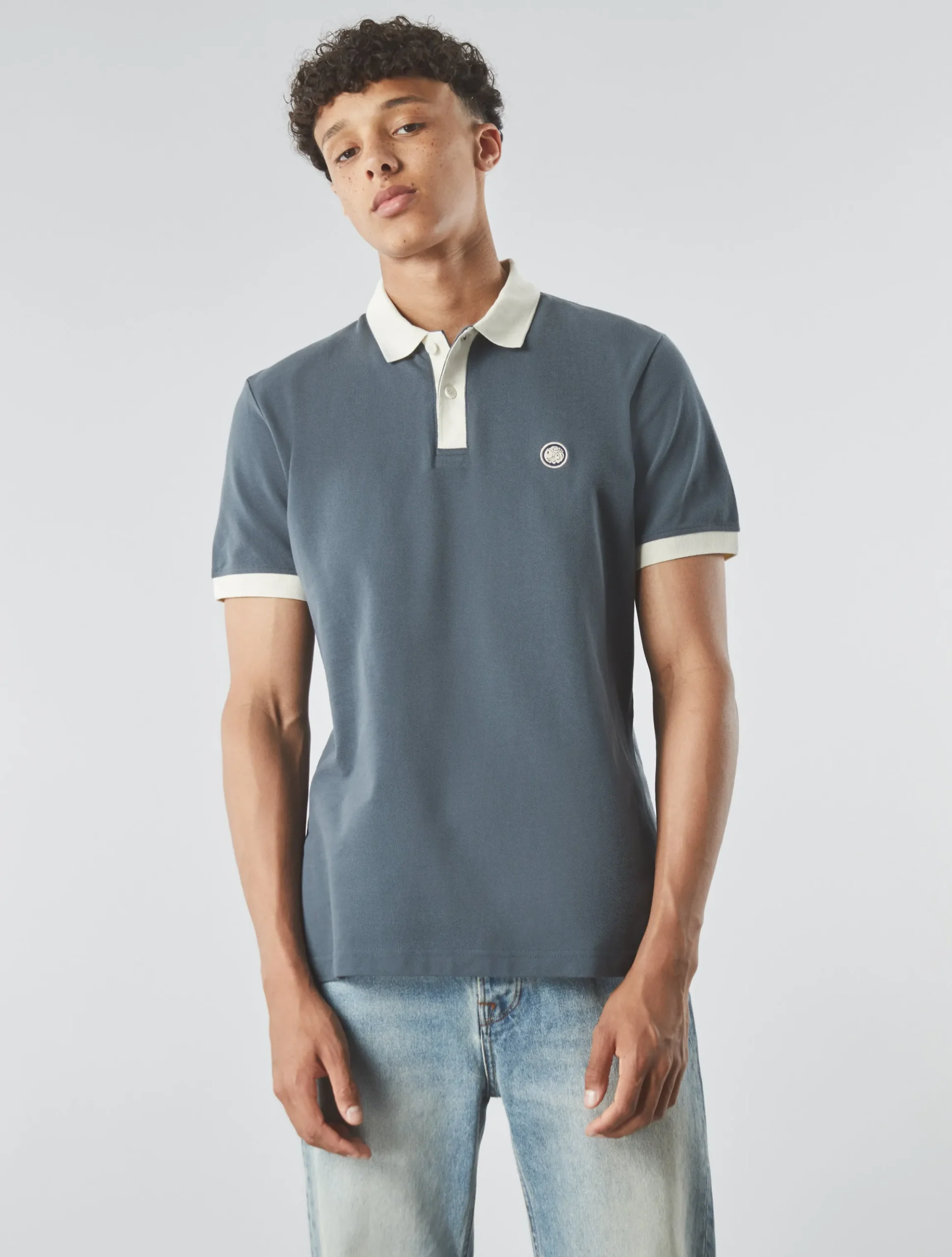 Pretty Green Travis Polo Navy Best Sale