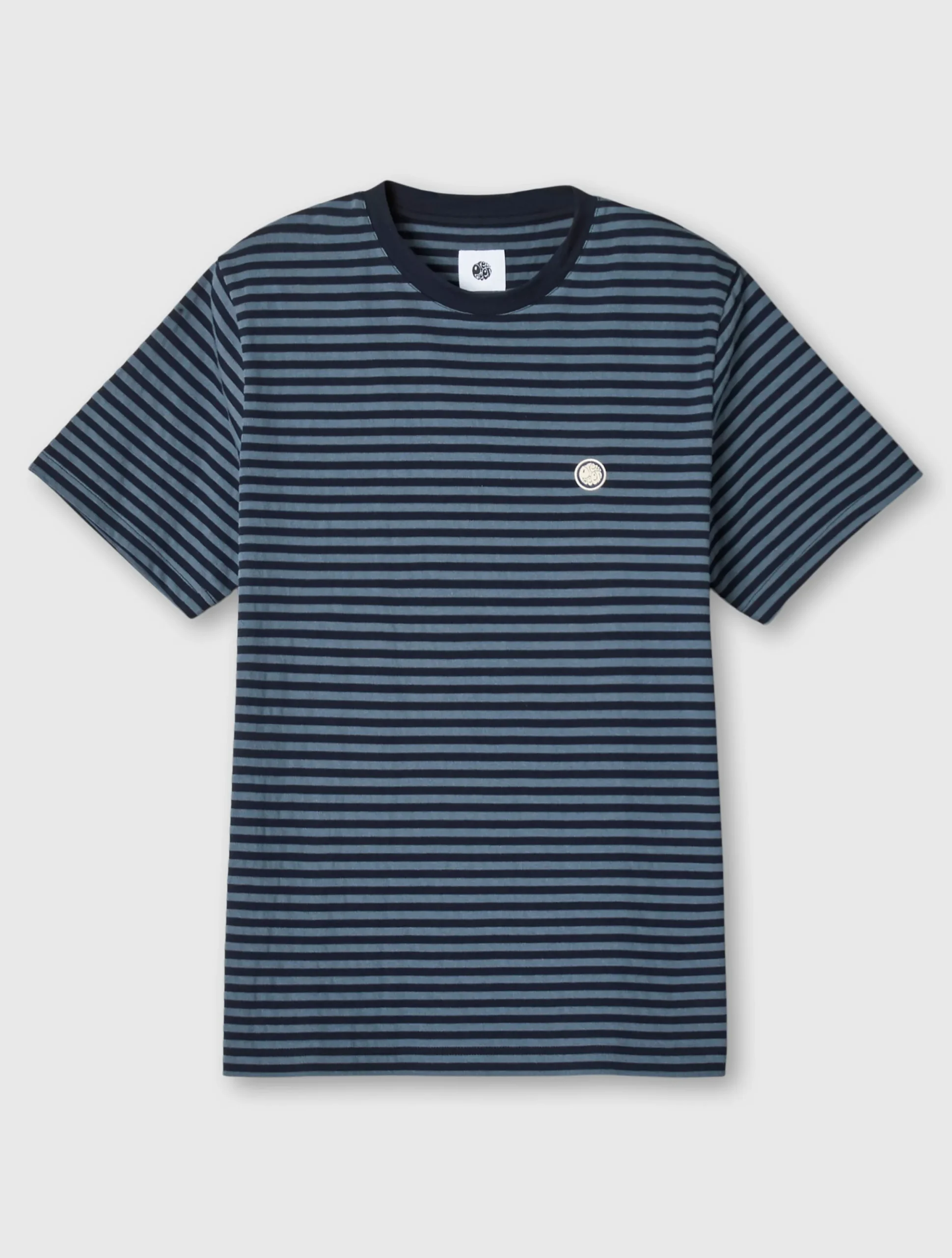 Pretty Green Travis Stripe T-shirt Navy Best Sale