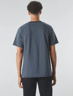 Pretty Green Travis Stripe T-shirt Navy Best Sale