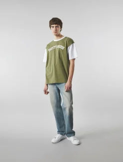 Pretty Green Upstate T-shirt Green Cheap