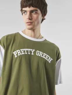Pretty Green Upstate T-shirt Green Cheap