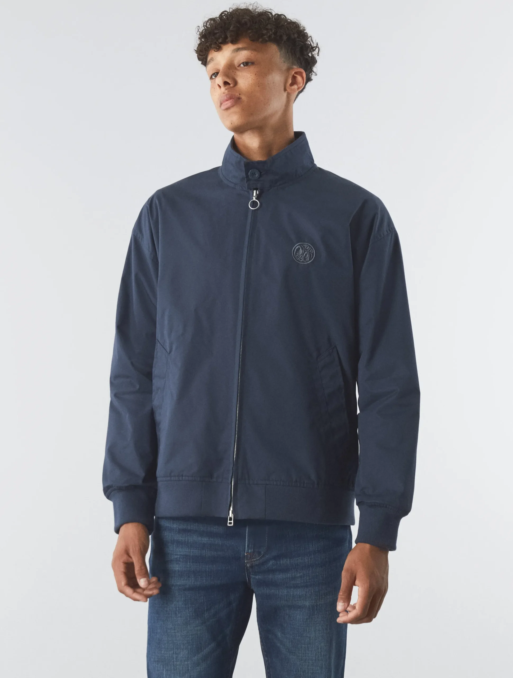 Pretty Green Walker Harrington Navy Shop