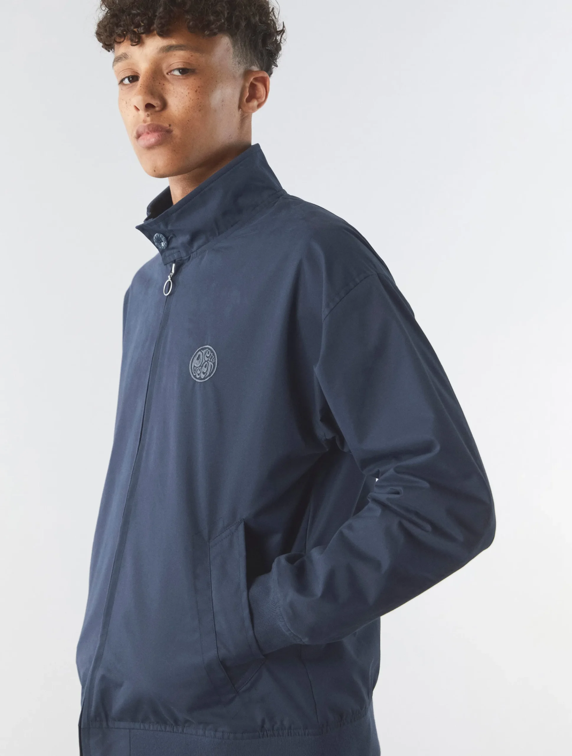 Pretty Green Walker Harrington Navy Shop