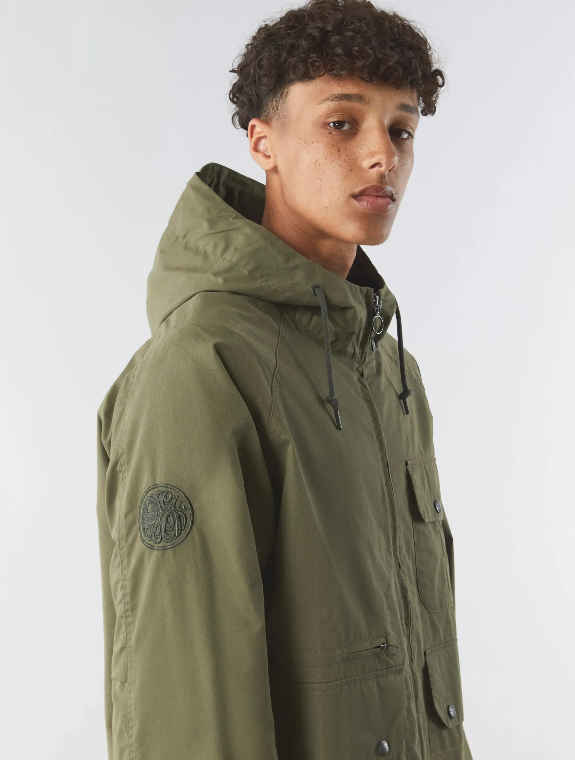 Pretty Green Walker Jacket Khaki Shop